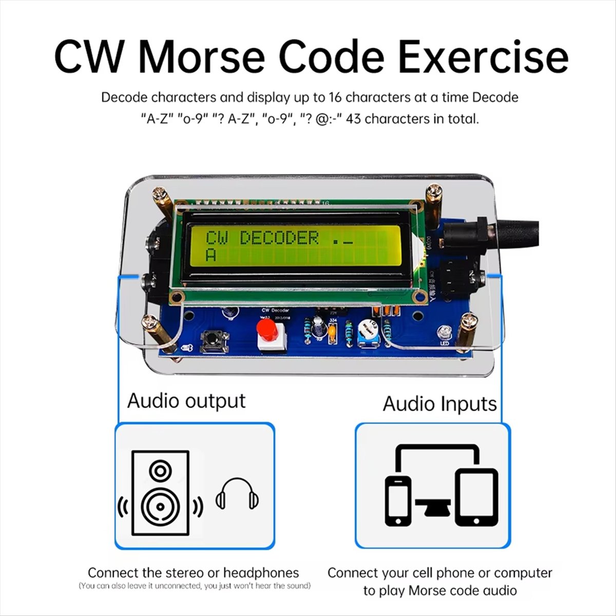 HDL DC9V CW Morse Code Decoder - Diy Electronics Circuits recension och pris