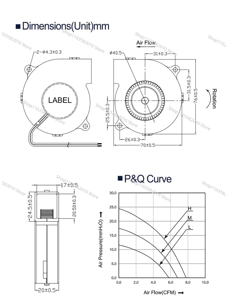 Ultra-Thin 75mm DC Centrifugal - Diy Electronics Cabinet recension och pris