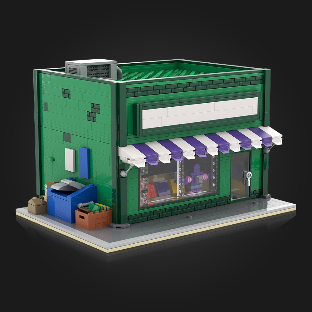 MOC Movie Street View The Andr - Diy Electronics Shop recension och pris