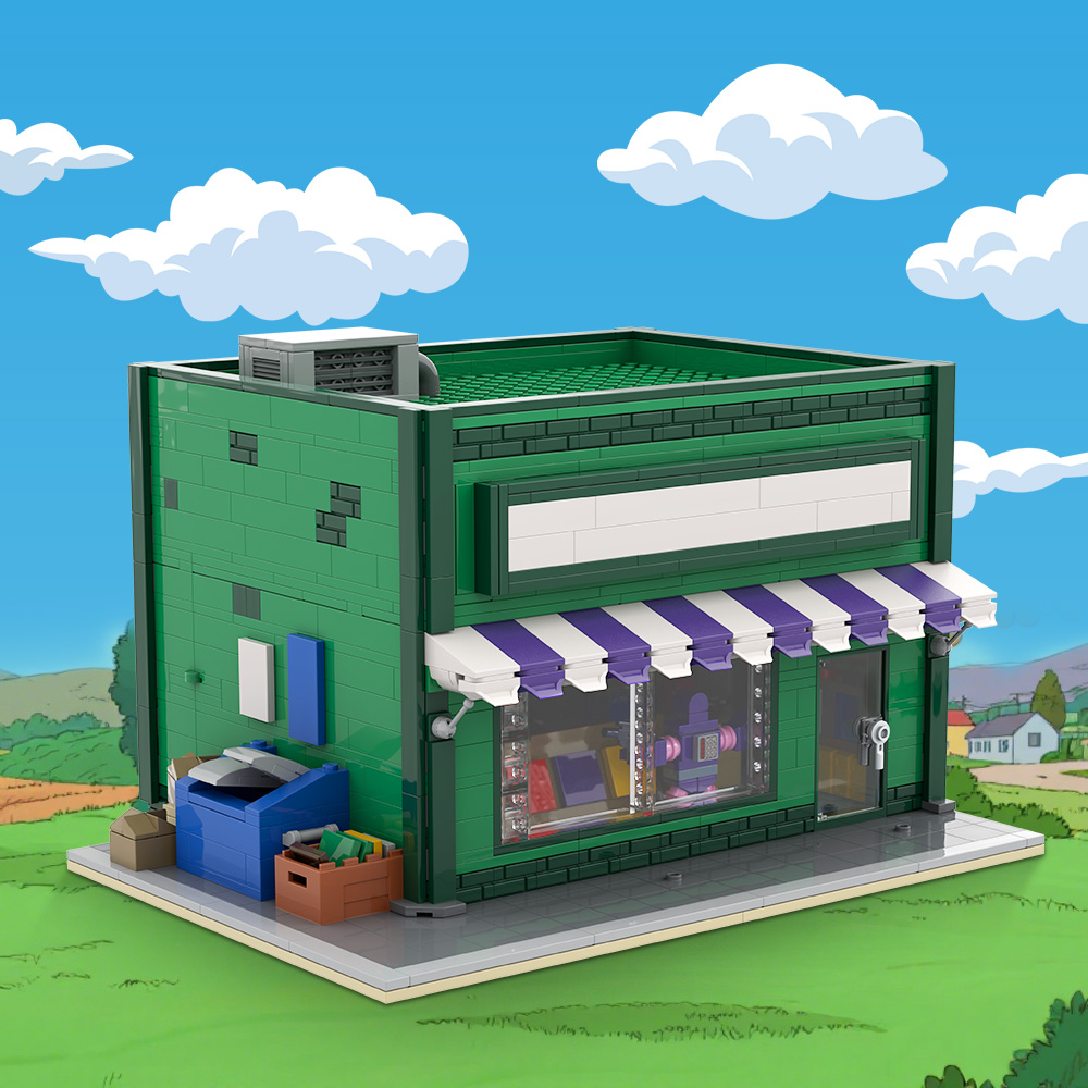 MOC Movie Street View The Andr - Diy Electronics Shop recension och pris