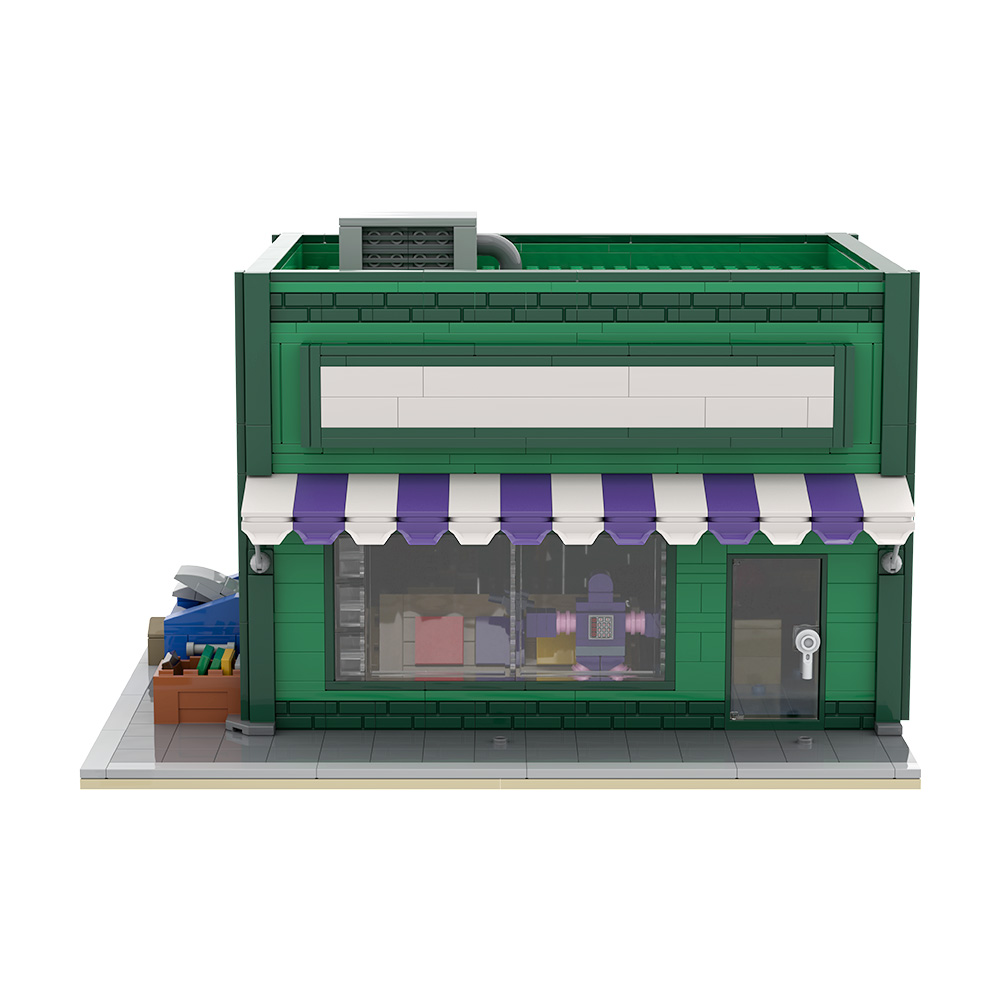MOC Movie Street View The Andr - Diy Electronics Shop recension och pris