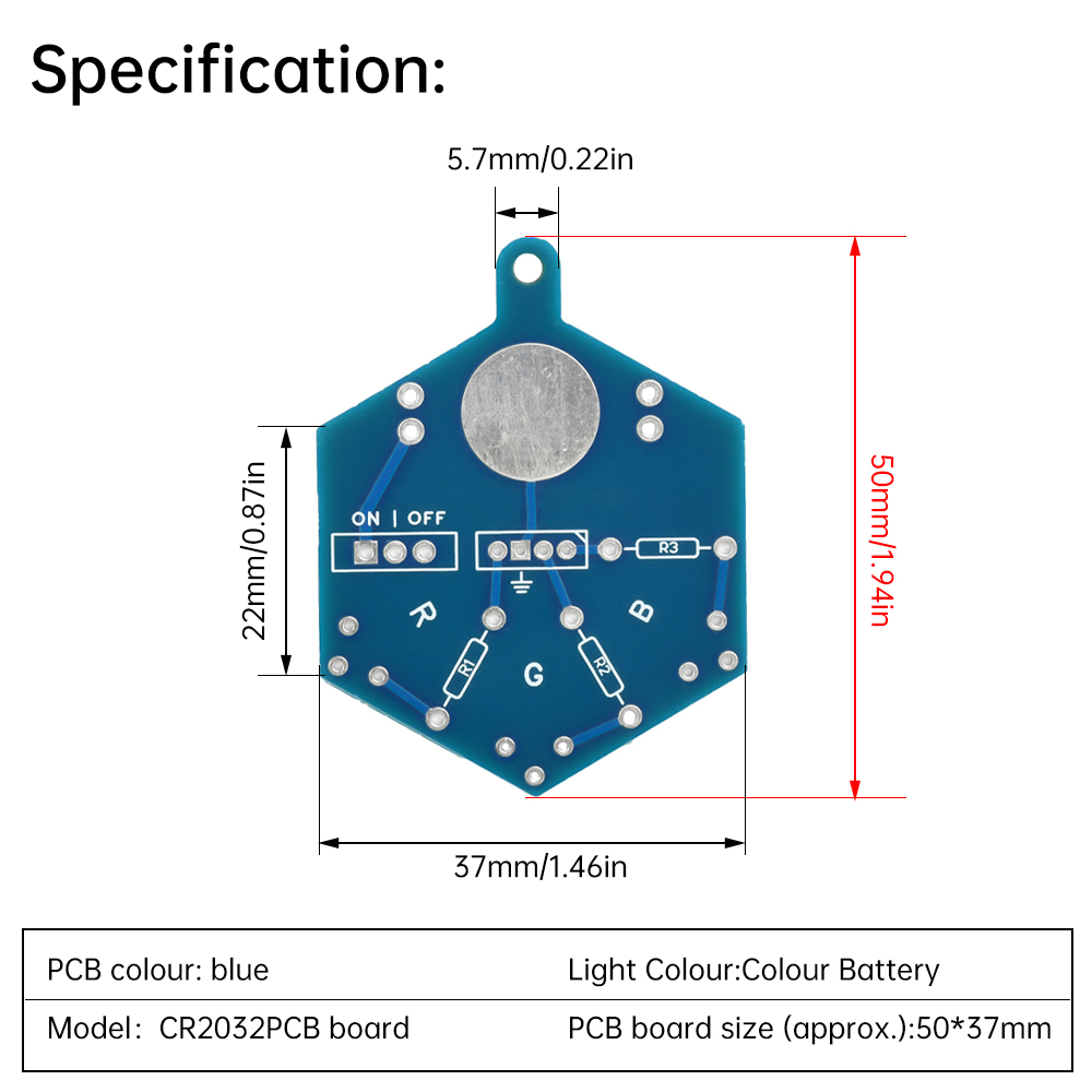 RGB LED Light Circuit Board We - Diy Electronics Lab recension och pris