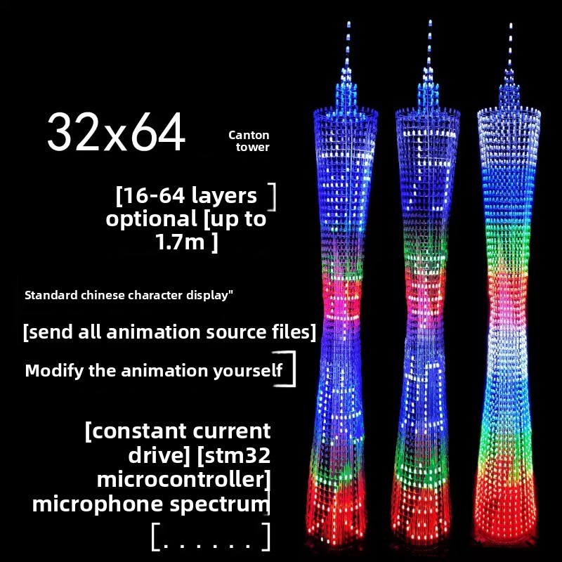 64 Layers Canton Tower DIY Ele - Diy Electronics Repair Kit recension och pris