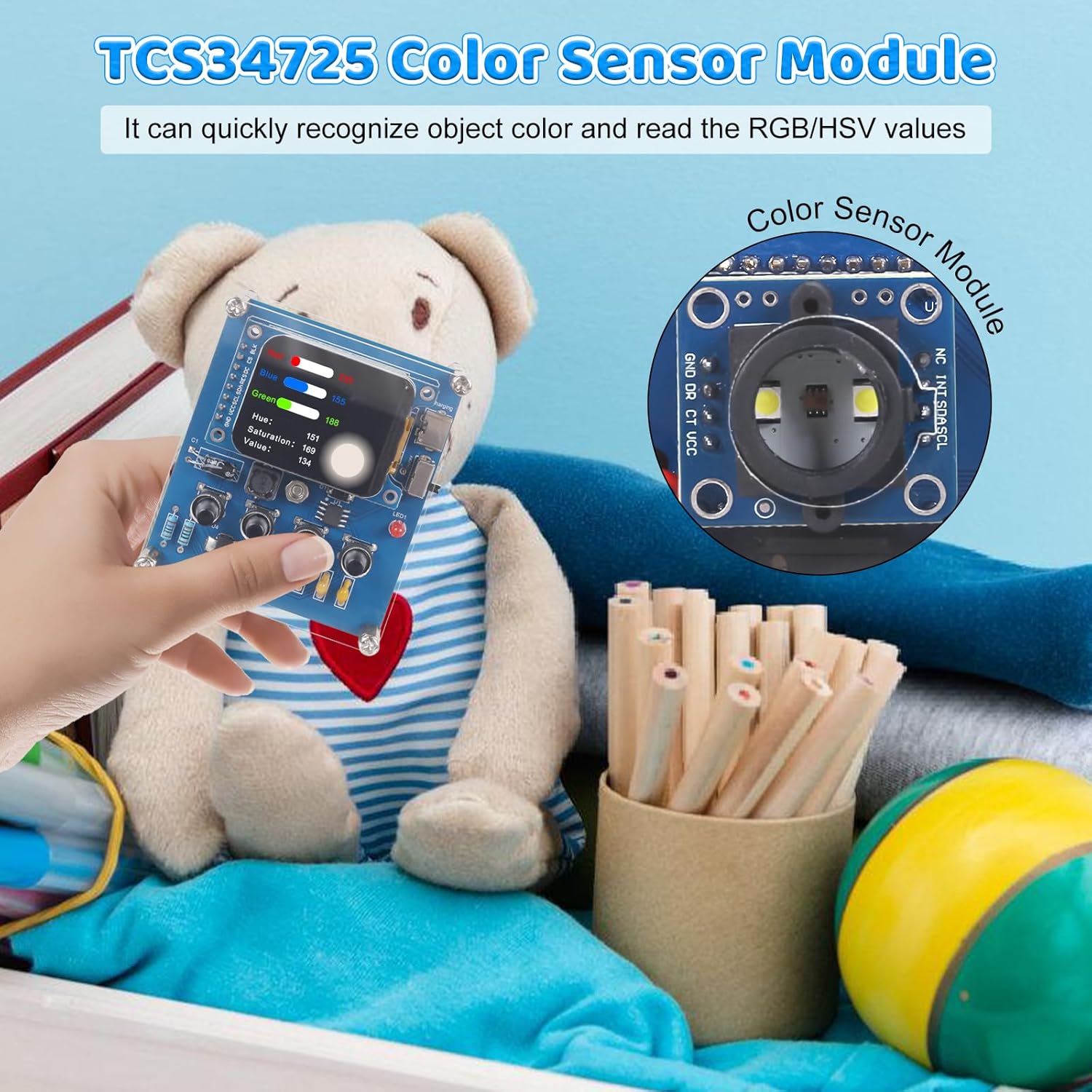 DIY Color Recognition Solderin - Diy Electronics Repair Kit recension och pris