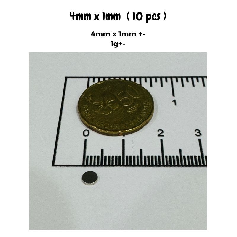 20/50pcs 4x1mm & 5x2mm Magnets - Diy Electronics Tool Kit recension och pris