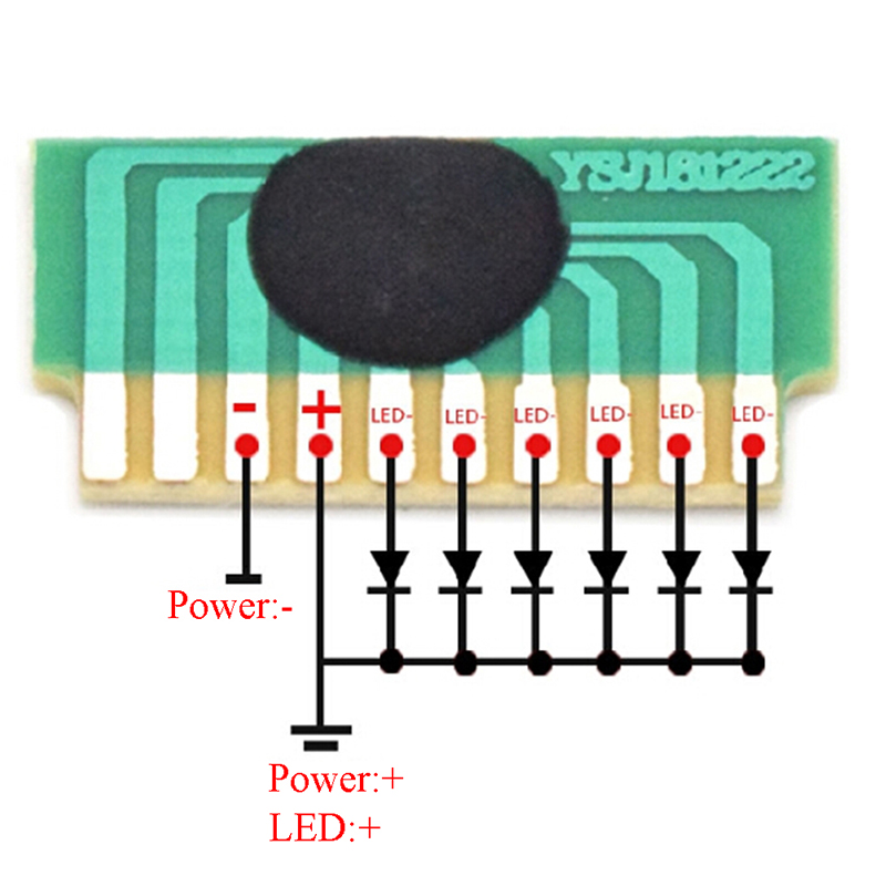 【LM】Hot Sale 10pcs DIY 6-LED L - Diy Electronics For Sale recension och pris