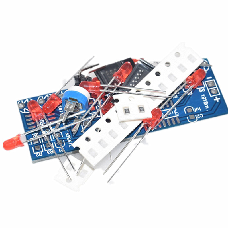 NE555+CD4017 Running LED Flow  - Diy Electronics Websites recension och pris